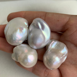 3A 1pc 14-26mm Loose Flameball Baroque Pearl