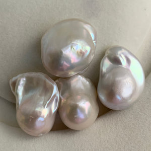 3A 1pc 14-26mm Loose Flameball Baroque Pearl