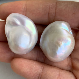 3A 1pc 14-26mm Loose Flameball Baroque Pearl