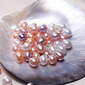 5A 1pc rice pearl 3-12mm freshwater pearls