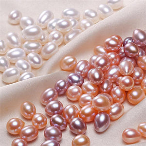 5A 1pc rice pearl 3-12mm freshwater pearls