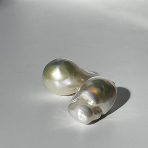 4A 2pcs 17-27mm Loose Flameball Baroque Pearl