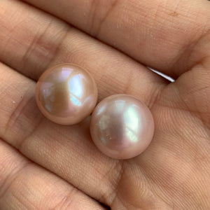 4A 1pc 12-13mm Light Purple Round Pearl