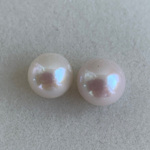 2A 1pc 9-10mm White Round Pearl