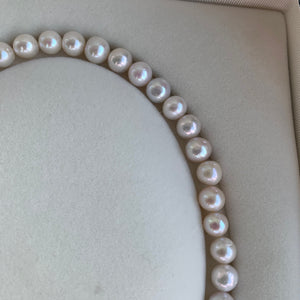 2A 1pc 9-10mm White Round Pearl