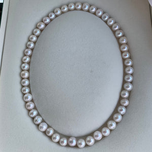 2A 1pc 9-10mm White Round Pearl