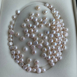 2A 1pc 10-11mm White Button Pearls