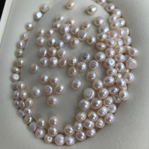 2A 1pc 10-11mm White Button Pearls