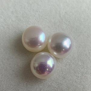4A 1pc 6-7mm White Button Pearl