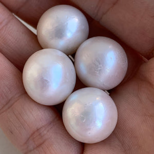 4A 1pc 14-15mm White Round Pearl