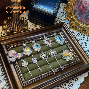 Wooden Vintage Jewelry Display Stand for Rings Earrings Wholesale