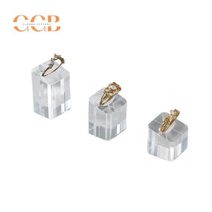 Acrylic Ring Display Stand Set for Jewelry Retail and Organization