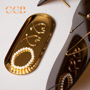 Brown Acrylic Necklace Display Stand for Jewelry Retail Organization