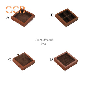 Brown Velvet Jewelry Tray Organizer for Retail Display Wholesale