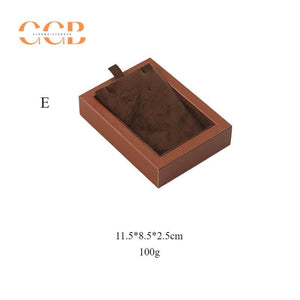 Brown Velvet Jewelry Tray Organizer for Retail Display Wholesale