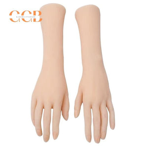 Flexible Silicone Hand Model for Jewelry Display and Manicure Practice