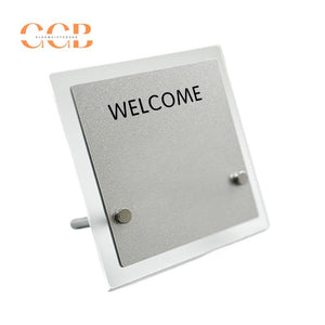 Custom Mini Acrylic Jewelry Sign for Boutique Branding Wholesale