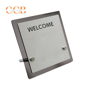 Custom Mini Acrylic Jewelry Sign for Boutique Branding Wholesale