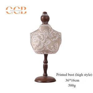 Wooden Necklace Display Stand for Jewelry Stores and Popup Shops