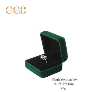 Green Velvet Jewelry Box