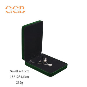 Green Velvet Jewelry Box