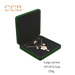Green Velvet Jewelry Box