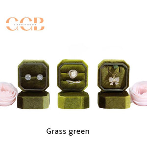 Velvet Ring Square Jewelry box
