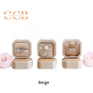 Velvet Ring Square Jewelry box