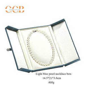 Elegant Pearl Necklace Or Pearl Jewelry Set Box, Velvet Set Jewelry Box, Jewelry Organizer, Microfiber Pearl Jewelry Storage Case