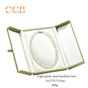 Elegant Pearl Necklace Or Pearl Jewelry Set Box, Velvet Set Jewelry Box, Jewelry Organizer, Microfiber Pearl Jewelry Storage Case