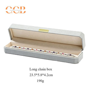 Gray Octagonal Velvet Jewelry Box