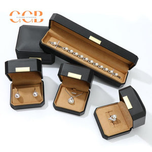 Customised Wholesale Black PU Leather Jewelry Box Set