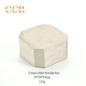 Velvet octagon watch and bracelet display packaging gift box