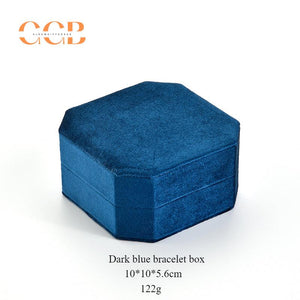 Velvet octagon watch and bracelet display packaging gift box