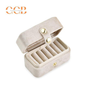 6 slot rectangle velvet ring box, velvet ring box, jewelry display box, ring organizer, ring holder, ring display, jewelry organizer