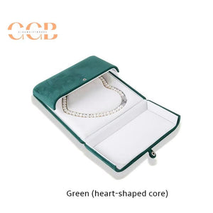 Red velvet jewelry set box