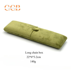 Green Velvet Jewelry Set Box