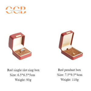 Customised premium luxury coffee leather jewelry box