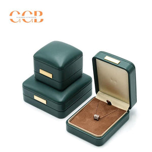 Customised premium luxury coffee leather jewelry box