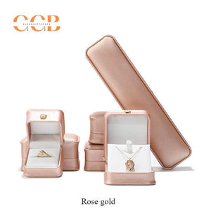 Pu leather crown ring box