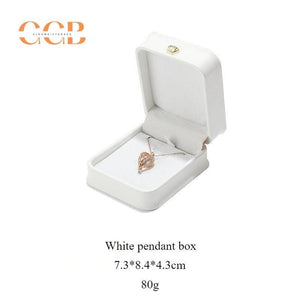Pu leather crown ring box