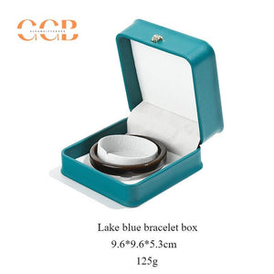 Pu leather crown ring box