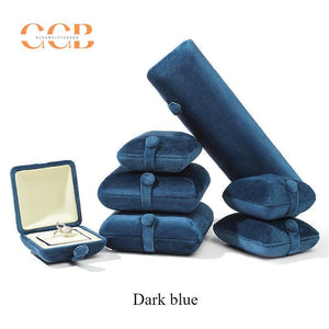 Velvet snap jewelry gift box