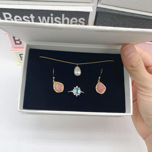 White Book Shape Jewelry Box