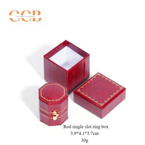 Proposal Vintage Green Octagonal Ring Box