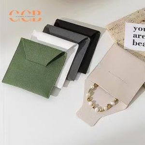 10–100pcs Custom Microfiber Jewelry Bags