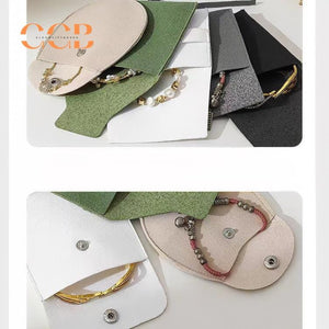 10–100pcs Custom Microfiber Jewelry Bags