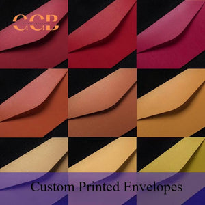 50pcs Custom Envelopes for Jewelry Packaging
