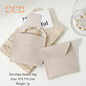 10–100pcs Custom Microfiber Jewelry Bags