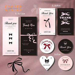 100pcs Custom Sealing Stickers for Jewelry Box Packaging